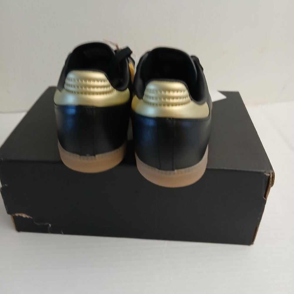 Adidas Samba Black and Gold Sneakers Size 6 New $110 - Picture 5 of 12